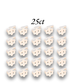 Slide Plug White 25ct Spt-1 Female