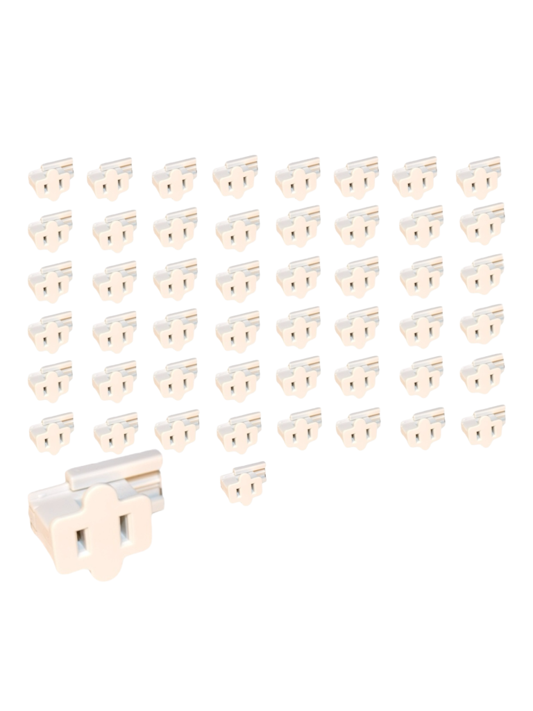 Slide Plug White 50ct SPT-2 Female