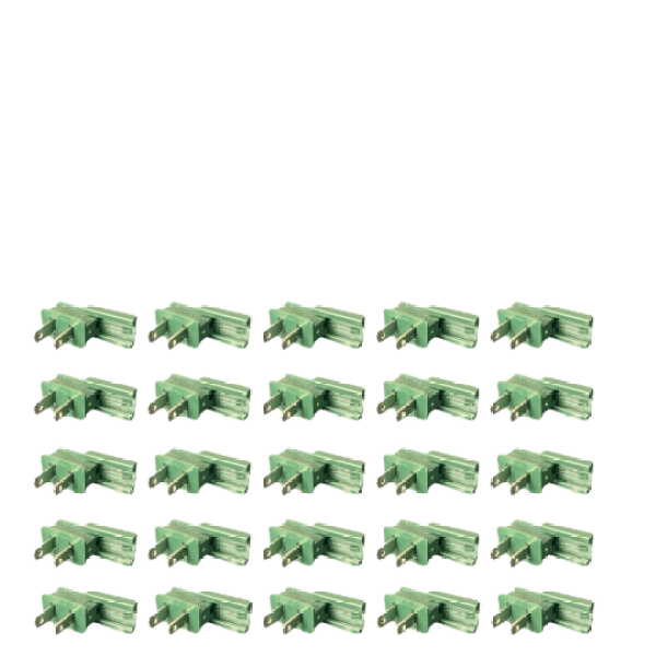 Slide Plug Green 25ct SPT-1 Male