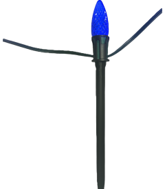 Light stakes black 11.5 inch 25ct