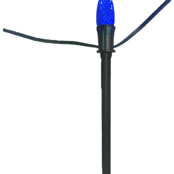 Light stakes black 11.5 inch 25ct