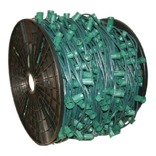 1000ft C9 Light Spool green 12" spacing SPT-2