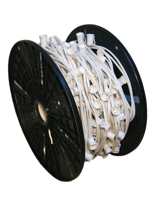 55 new 500ft C9 Light Spool White, 18" spacing SPT-2