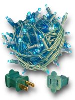 70 5mm Cool White LED Christmas Lights 4"
