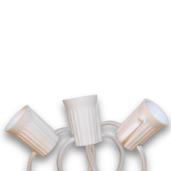 C9 wire white 100ft 12" spacing SPT-2