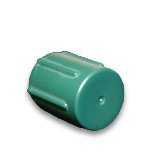 green cap to seal end of MerryGlow Light strings and icicle lights.