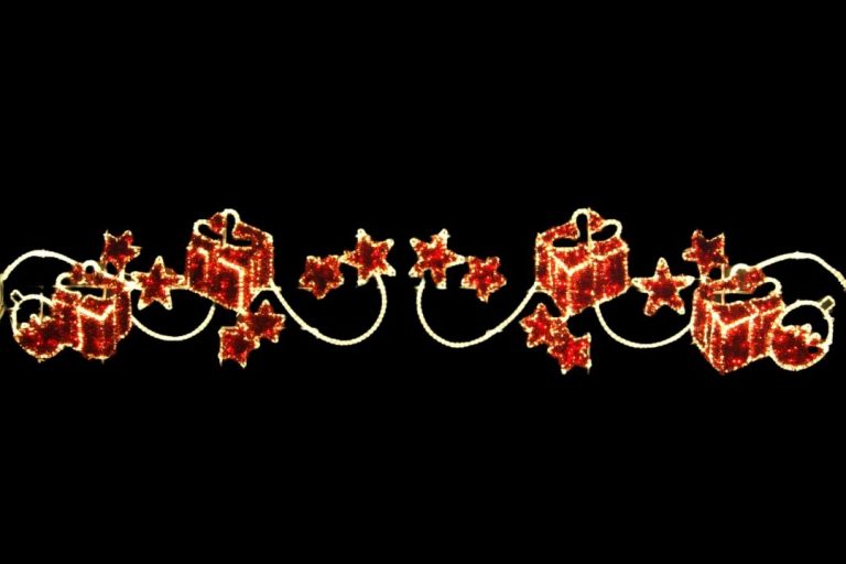 Large outdoor christmas motif decoration