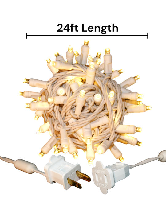 89 70 5mm Warm White LED Christmas Lights