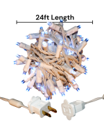 Cool White LED Christmas Lights Standard Plug